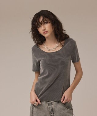 新品タグ付✨24年グレースコンチネンタル ドットフロッキーチュールトップブラウス 新品タグ付✨24年グレースコンチネンタル ドットフロッキー