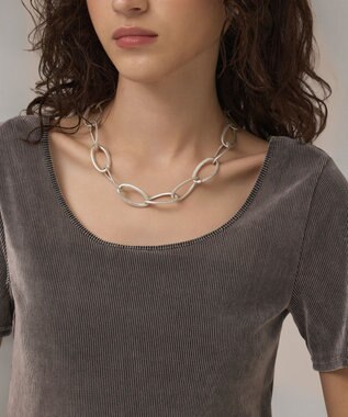 GRACE CONTINENTAL フロッキーチュールカットトップ グレー