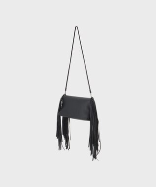 GRACE CONTINENTAL フリンジバッグ ブラック