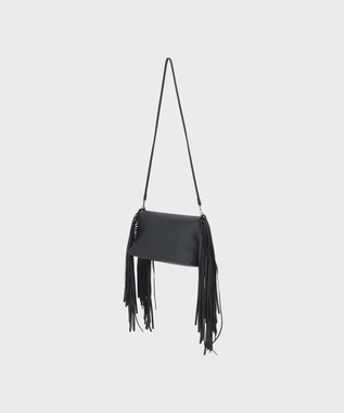 GRACE CONTINENTAL フリンジバッグ ブラック