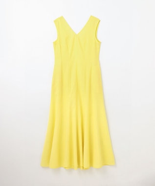 GRACE CONTINENTAL トリアセリネンフレアマキシ イエロー