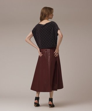 GRACE CONTINENTAL ベロアルーズカットトップ グレー