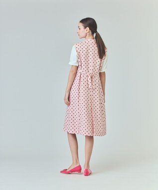 GRACE CONTINENTAL ドットジレドレス ピンク