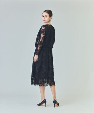 GRACE CONTINENTAL リバーレースジャケット ブラック