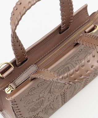 GRACE CONTINENTAL Mini satchelMTLC ブロンズ