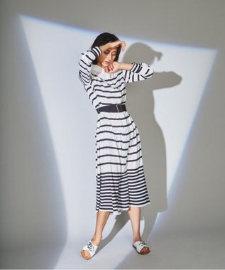 ボーダーパターンプリントワンピース / GRACE CONTINENTAL | GRACE  