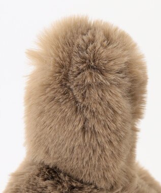 GRACE CONTINENTAL マルシェエコファーバッグ ベージュ