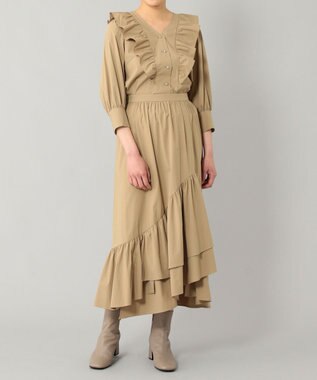 GRACE CONTINENTAL サテンプリーツイレヘムスカート　ダイアグラム イレヘムサテンスカート / GRACE CONTINENTAL | GRACE