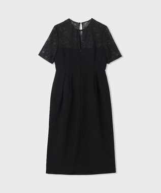 GRACE CONTINENTAL タックドレープコクンドレス ブラック