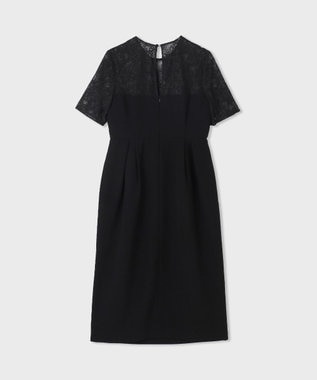 GRACE CONTINENTAL タックドレープコクンドレス ブラック