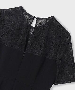 GRACE CONTINENTAL タックドレープコクンドレス ブラック