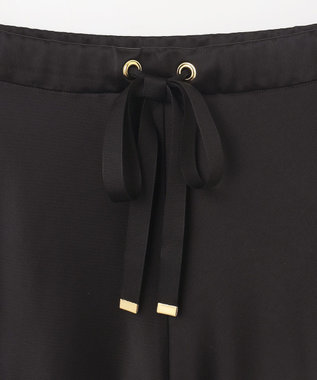 GRACE CONTINENTAL サテンバイアスロングスカート ブラック