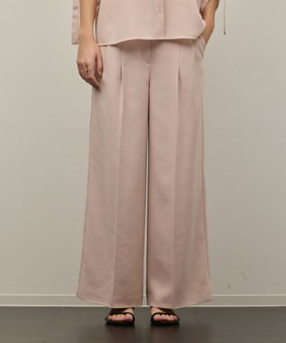 GRACE CONTINENTAL シアーワイドパンツ ピンク