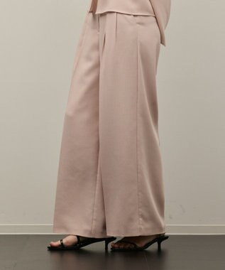 GRACE CONTINENTAL シアーワイドパンツ ピンク