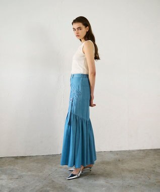 GRACE CONTINENTAL ワークワイドパンツ インディゴ