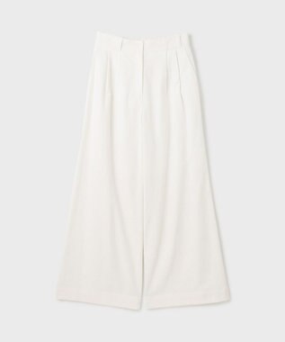 GRACE CONTINENTAL ストレッチワイドパンツ ホワイト
