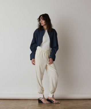 GRACE CONTINENTAL タックスリーブデニムシャツ インディゴ