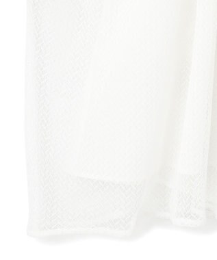 GRACE CONTINENTAL レイヤードチュールトップ ホワイト