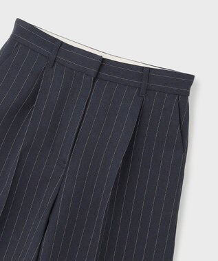 GRACE CONTINENTAL ストライプショートパンツ ネイビー