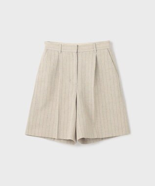 GRACE CONTINENTAL ストライプショートパンツ ベージュ