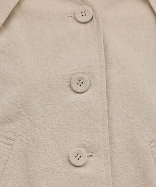 GRACE CONTINENTAL リネンオックスケープジャケット ベージュ