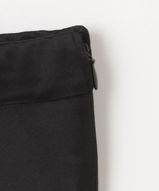 GRACE CONTINENTAL サテンバイアスロングスカート ブラック