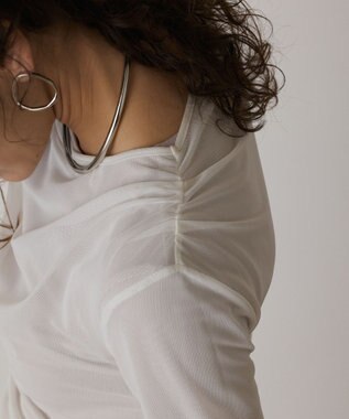 GRACE CONTINENTAL レイヤードカットトップ ホワイト