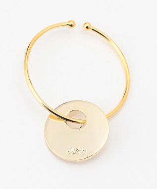 GRACE CONTINENTAL ラインコインフープイヤーカフ ゴールド