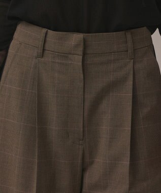 GRACE CONTINENTAL サイドラインパンツ ブラウン