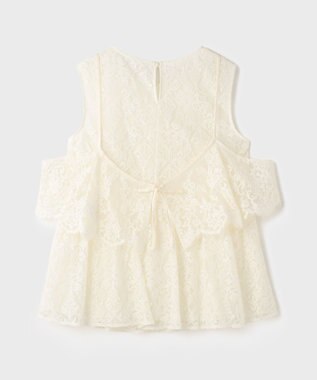 GRACE CONTINENTAL レイヤードレーストップ キナリ