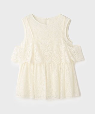 GRACE CONTINENTAL レイヤードレーストップ キナリ