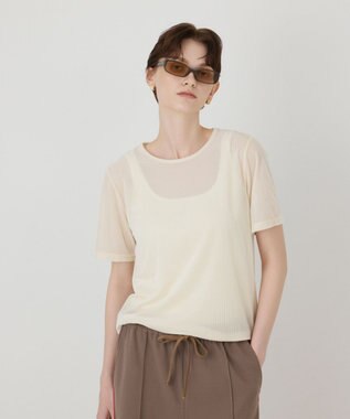 GRACE CONTINENTAL シアーベロアカットトップ