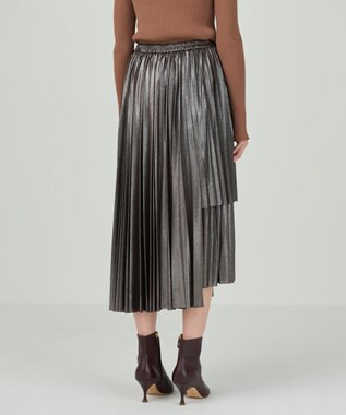 GRACE CONTINENTAL ジャージレイヤースカート ブラウン