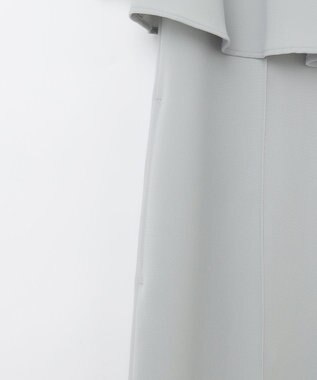 GRACE CONTINENTAL ドットチュールサロペット グレー