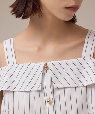 GRACE CONTINENTAL シャツキャミソール ホワイト