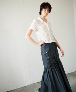 GRACE CONTINENTAL ワークワイドパンツ ブラック