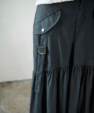 GRACE CONTINENTAL ワークワイドパンツ ブラック