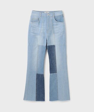 GRACE CONTINENTAL パッチワークデニムパンツ　ブルー パッチワークデニムパンツ / GRACE CONTINENTAL | GRACE