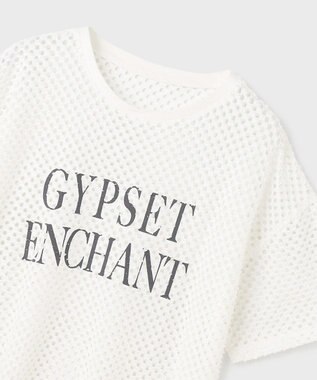 GRACE CONTINENTAL クラッシュロゴTシャツ ホワイト