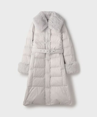 GRACE CONTINENTAL ファーカラーロングダウン キナリ