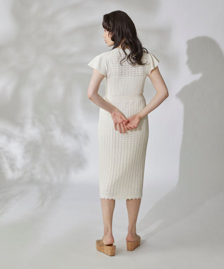 シアーレースニットワンピース / GRACE CONTINENTAL | GRACE CONTINENTAL グレースコンチネンタル 通販