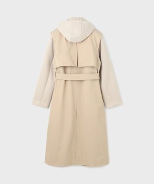 GRACE CONTINENTAL パーカーコンビトレンチ ベージュ