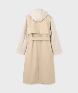 GRACE CONTINENTAL パーカーコンビトレンチ ベージュ