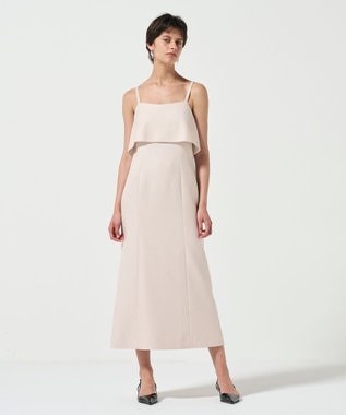 GRACE CONTINENTAL レイヤードキャミワンピース ベージュ