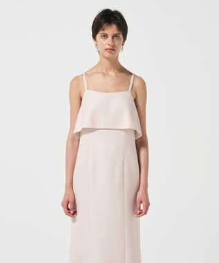 GRACE CONTINENTAL レイヤードキャミワンピース ベージュ