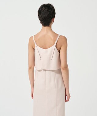 GRACE CONTINENTAL レイヤードキャミワンピース ベージュ