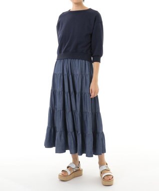 裏毛レイヤードワンピース Grace Continental Grace Continental グレースコンチネンタル 通販