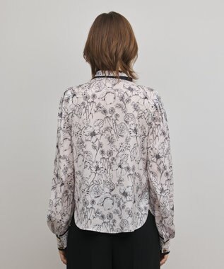 GRACE CONTINENTAL フルーツフラワープリントトップ キナリ