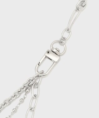 GRACE CONTINENTAL マルチチェーンベルト シルバー