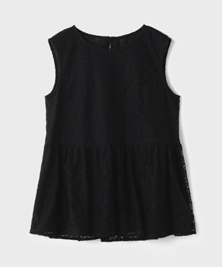 GRACE CONTINENTAL レイヤードレーストップ ブラック